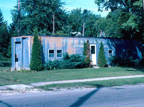 DM Freight Station at Cheboygan